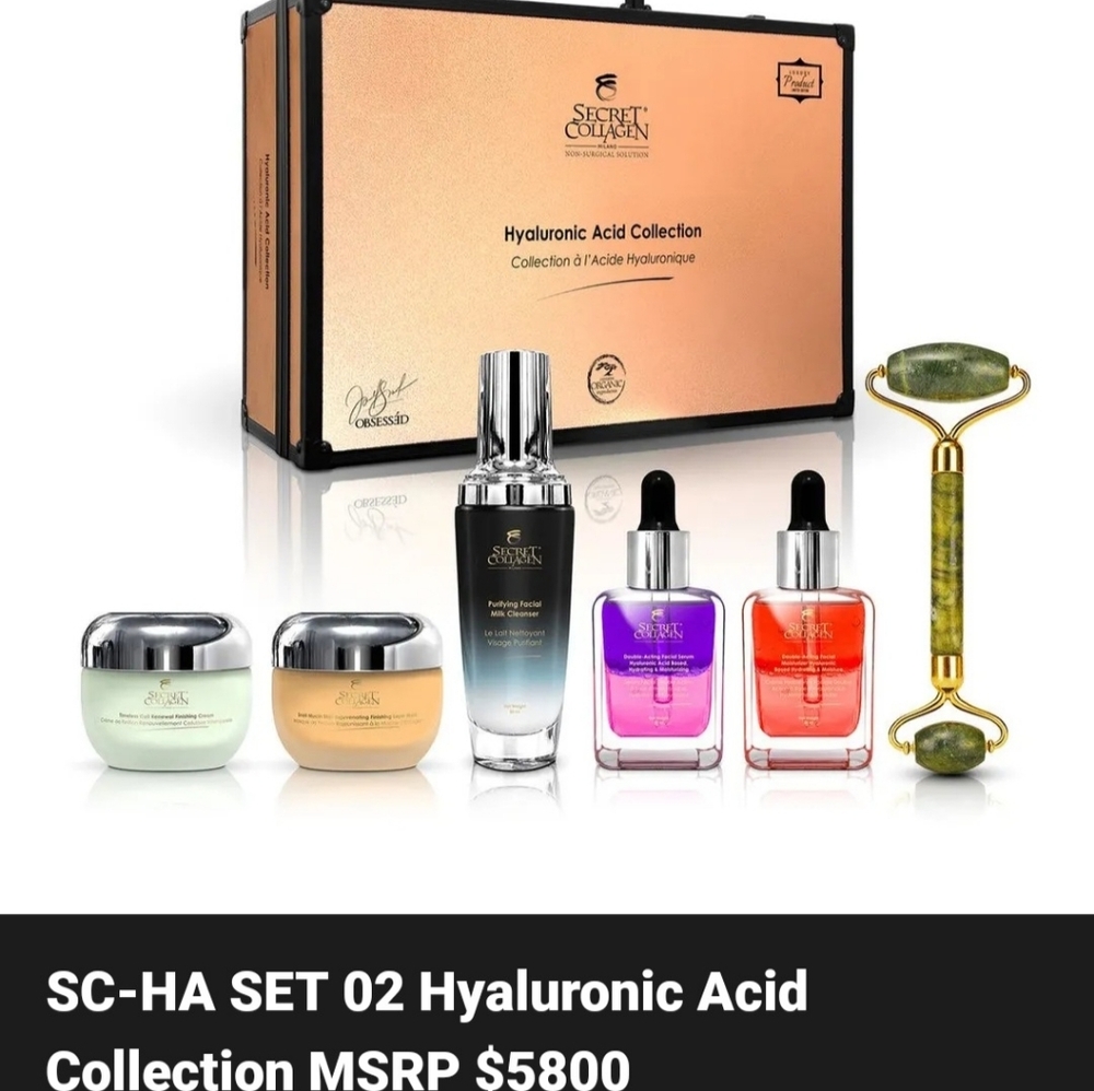 Hyaluronic Acid Collection Set - Gold, Silver, Green